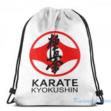 Kyokushin Karate Kanji Symbol USB Charge Backpack Men Women Travel Laptop Bag