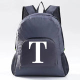 Ultralight Foldable Backpack for Hiking, Sports - Letter Pattern