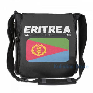 Eritrea Flag Distressed Vintage USB Charge Backpack School Travel Laptop Bag