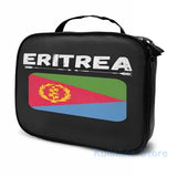 Eritrea Flag Distressed Vintage USB Charge Backpack School Travel Laptop Bag