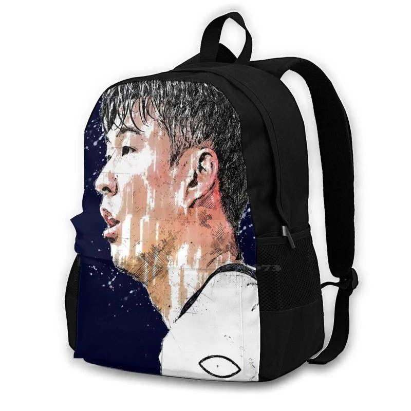 Heung Min Son Laptop Travel School Bag