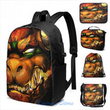 Bowser USB Charge Backpack for Men and Women