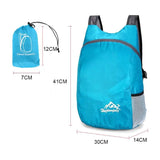 Foldable Waterproof Travel Backpack Lightweight Nylon Daypack