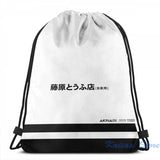 Initial D Trueno AE86 USB Charge Backpack Laptop School Bag