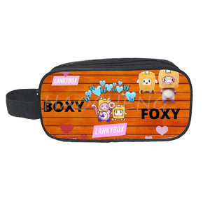 Lankybox Print Cosmetic Pencil Bag Kids Stationary Gift