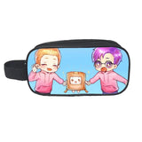 Lankybox Print Cosmetic Pencil Bag Kids Stationary Gift