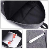 Canvas School Laptop Backpack for Teenagers Travel Bagpack Rucksack