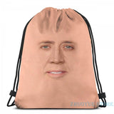 Nicolas Cage Face USB Charge Backpack Men Women Travel Laptop Bag