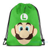 Luigi USB Charge Backpack Men Women Travel Laptop Bag