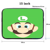 Luigi USB Charge Backpack Men Women Travel Laptop Bag