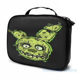 Funny Springtrap USB Charge Backpack School Travel Laptop Bag