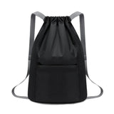 Women's Foldable Sports Bag Backpack Drawstring School Bag Male Backpack