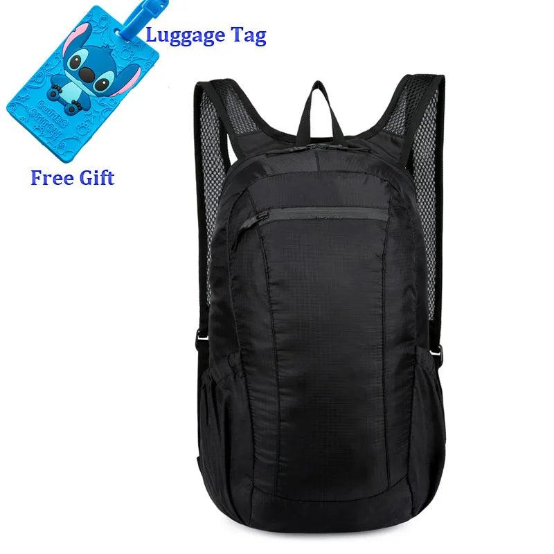 Waterproof Backpack Portable Folding Student Backpacks Outdoor La