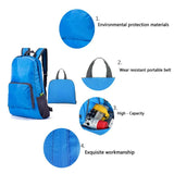Men's Foldable Travel Backpack for Hiking Camping Sport