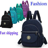 Mini Women Backpack Purse Anti-theft Waterproof Nylon Small Backpack