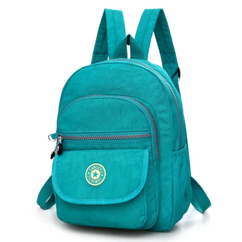 Mini Women Backpack Purse Anti-theft Waterproof Nylon Small Backpack
