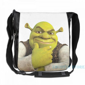 Shrek USB Charge Backpack School Travel Laptop Bag