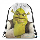 Shrek USB Charge Backpack School Travel Laptop Bag