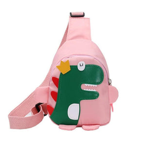 Boys Dinosaur Chest Bag Outdoor Travel Backpack