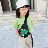 Boys Dinosaur Chest Bag Outdoor Travel Backpack