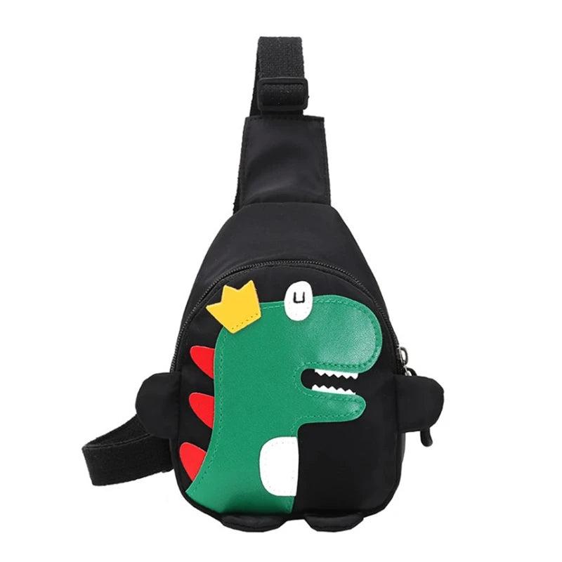 Boys Dinosaur Chest Bag Outdoor Travel Backpack