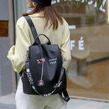 Anti Theft Women Backpack Stylish Lightweight School Bag for Travel Working