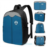 Funny Orville Suit USB Charge Backpack Men Women Travel Laptop Bag