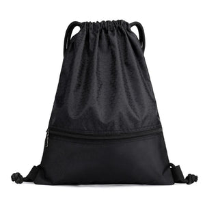 Drawstring Bag Women Men Nylon Backpacks Outdoor Travel School Bags