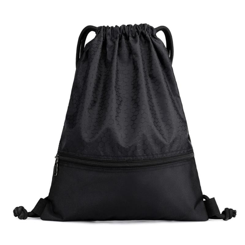 Drawstring Bag Women Men Nylon Backpacks Outdoor Travel School Bags