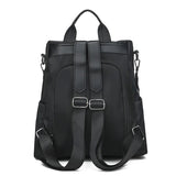 Oxford Cloth Female Casual Solid Backpack College Style Schoolbag