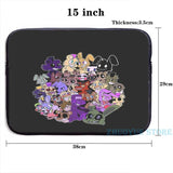 Funny FNAF USB Charge Backpack School Travel Laptop Bag