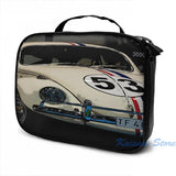 Funny Graphic Print Herbie USB Charge Backpack School Travel Laptop Bag