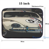 Funny Graphic Print Herbie USB Charge Backpack School Travel Laptop Bag