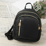 Women Mini Soft Multifunctional Backpack Nylon Female Travel Rucksack
