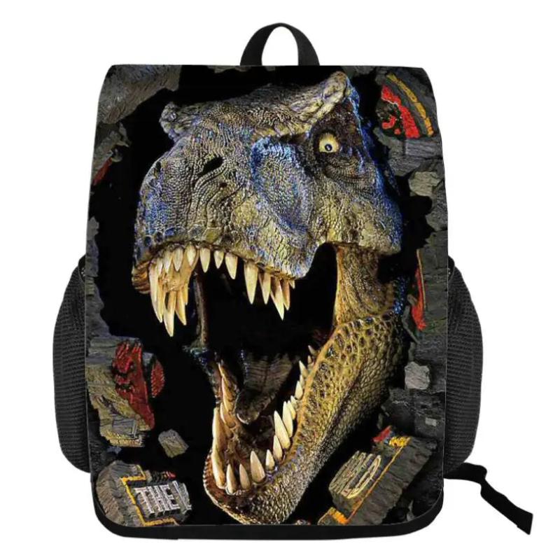 3D Animal Tyrannosaurus Dinosaur Backpack Travel BookBag