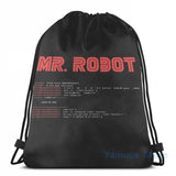 Funny MR ROBOT fsociety00 USB Charge Backpack School Travel Laptop Bag