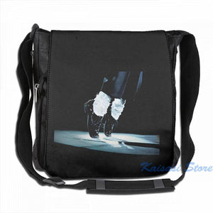 Funny Graphic Michael Jackson Feet USB Charge Backpack School Travel Laptop Bag