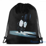 Funny Graphic Michael Jackson Feet USB Charge Backpack School Travel Laptop Bag