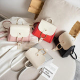 Mini Backpack Crossbody Bag for Women PU Leather Small Backpack