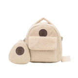 Personalized Bear Backpacks Name bag Portable Children Travel Shopping bag