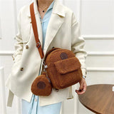 Personalized Bear Backpacks Name bag Portable Children Travel Shopping bag