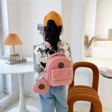 Personalized Bear Backpacks Name bag Portable Children Travel Shopping bag