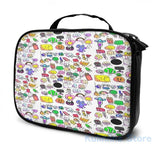 Funny Bfb Characters USB Charge Backpack Men Women School Travel Laptop Bag
