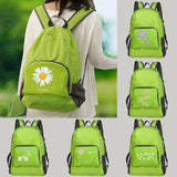 Portable Camping Foldable Outdoor Daisy Print Travel Bag