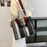 Personalized Embroidery Handbags Tote Women's Bag Large Canvas