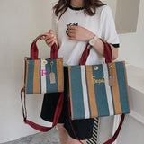 Personalized Embroidery Handbags Tote Women's Bag Large Canvas