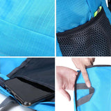 Foldable Teacher Print Daypack Bag - Lightweight Outdoor Travel Backpack