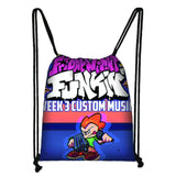 FNF Backpack Drawstring Bag for Teens Women Men Travel Shoes Holder
