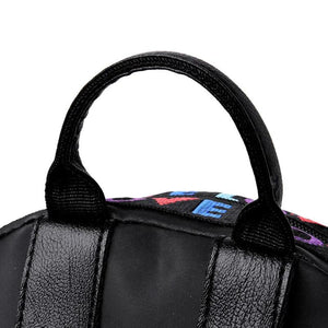Small Backpack and Satchel Rucksack for Women, Nylon School Bag