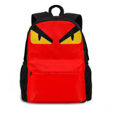 Monster Eye Birds School Bags For Teenage Girls Laptop Travel Bags